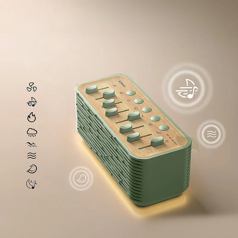 Natural Scene Speaker 8 Sound Effects Sleep Meditation Relax Relieve Stress Healing Music Portable Speaker
