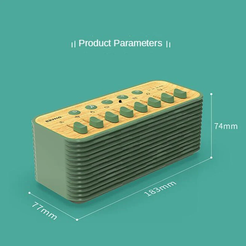 Natural Scene Speaker 8 Sound Effects Sleep Meditation Relax Relieve Stress Healing Music Portable Speaker