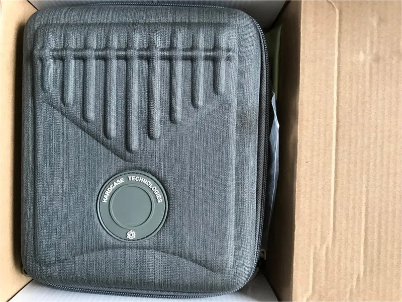 Hluru Phoebe Zhennan Kalimba 17-21 Key Golden Wave Grain Pattern Mbira Finger Thumb Piano Calimba