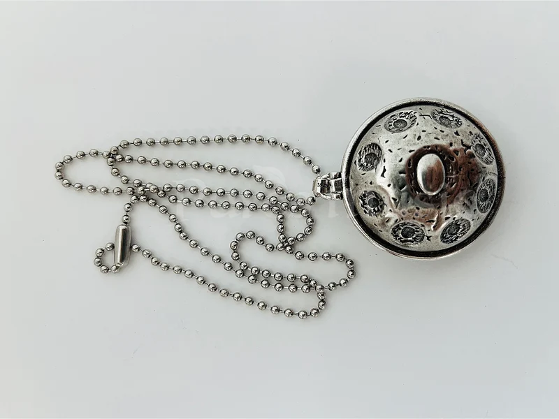 Handpan Pendant Necklace Unisex Handmade Craft Hang Drum Accessories