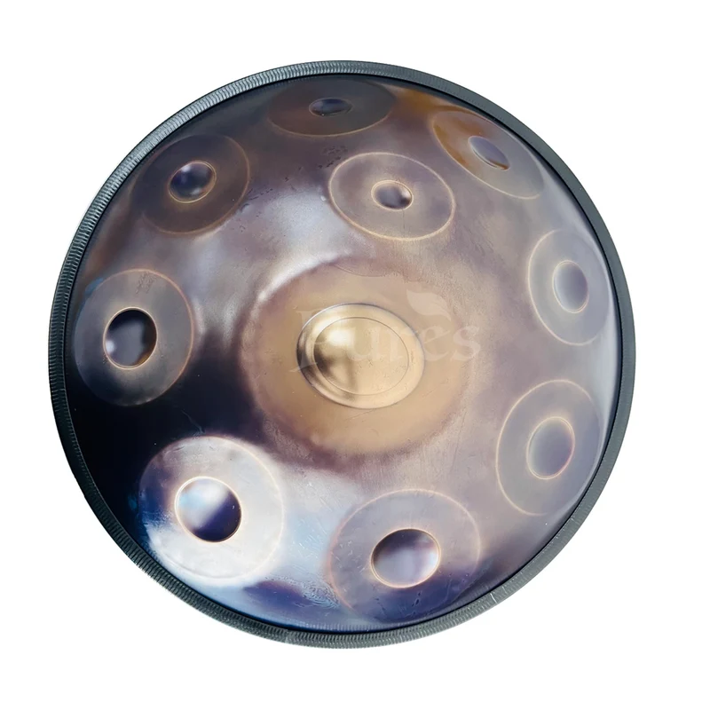 Galaxy Handpan 10 Notes Gradient Purple D minor Hang Drum Handpan Drum