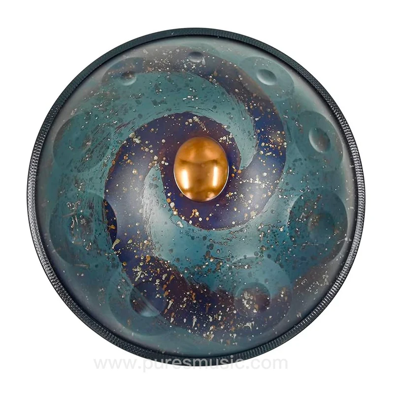 Milky Way Galaxy 432Hz-440Hz Handpan 10 Notes 22 Inches Hang Drum