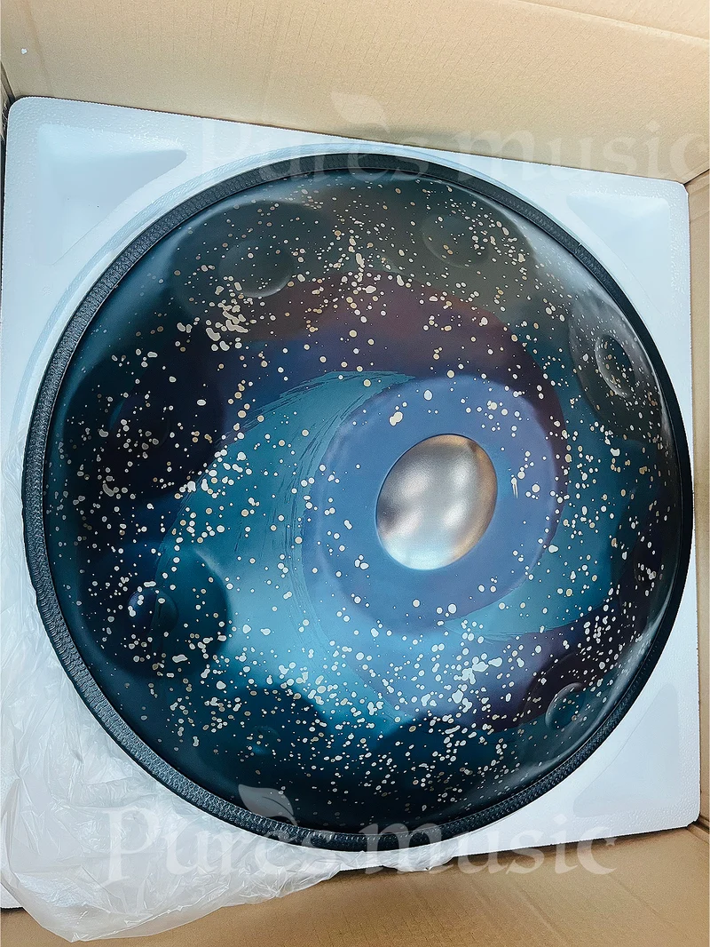 Milky Way Galaxy 432Hz-440Hz Handpan 10 Notes 22 Inches Hang Drum