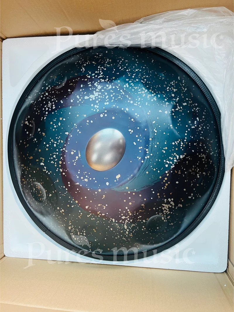 Milky Way Galaxy 432Hz-440Hz Handpan 10 Notes 22 Inches Hang Drum
