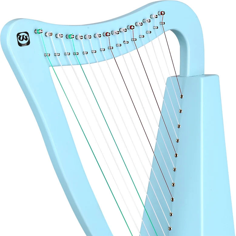 Walter.t 15-String Irish Celtic Lyre Harp Portable Lyre instrument for beginner