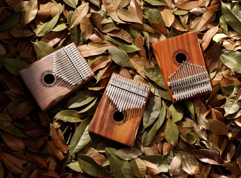 Hluru Armrest 17 key Hollow Kalimba Front Hole Thumb Piano Mahogany Acacia Walnut