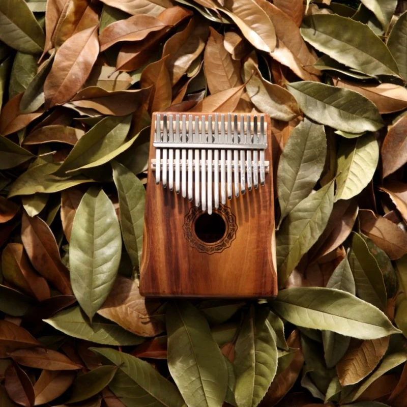 Hluru Armrest 17 key Hollow Kalimba Front Hole Thumb Piano Mahogany Acacia Walnut