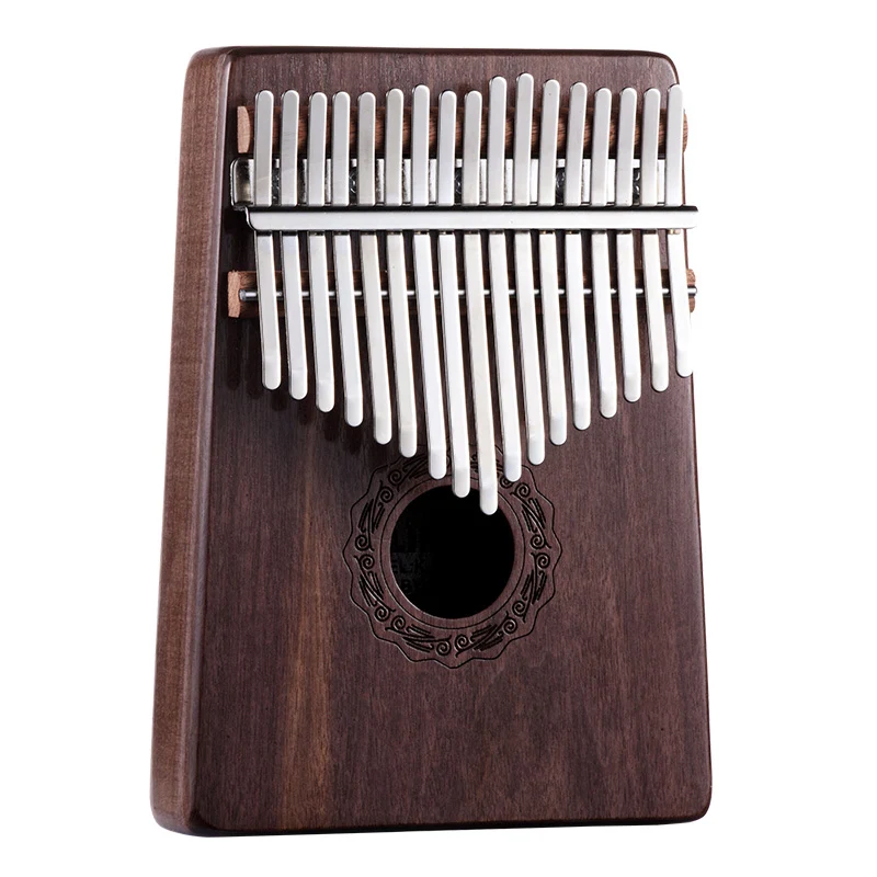 Hluru Classic 17 key Hollow Kalimba Front Hole Thumb piano Mahogany Acacia Walnut