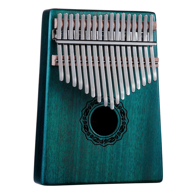 Hluru Classic 17 key Hollow Kalimba Front Hole Thumb piano Mahogany Acacia Walnut