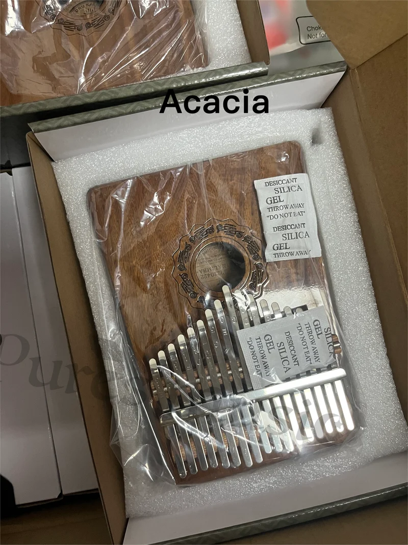 Hluru Classic 17 key Hollow Kalimba Front Hole Thumb piano Mahogany Acacia Walnut
