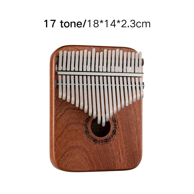 Hluru Sandalwood 17/21 key Kalimba Hollow Type finger thumb piano april yang instrument