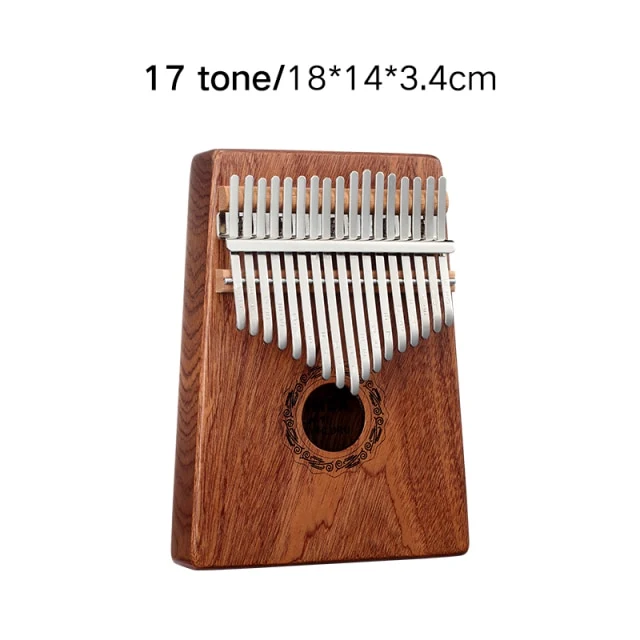 Hluru Sandalwood 17/21 key Kalimba Hollow Type finger thumb piano april yang instrument