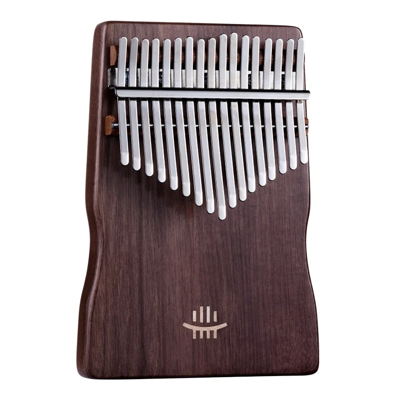 Hluru 17 Key Waist shape Armrest Kalimba Thumb Piano wooden plate mbira Walnut Maple