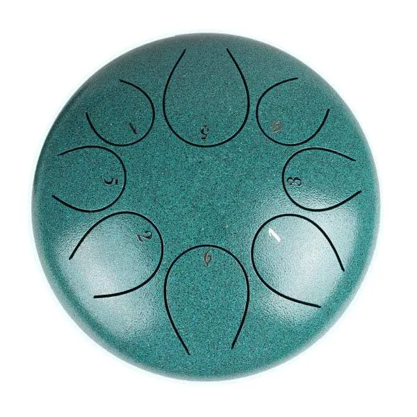 Hluru ellipse 8 notes 10 inches C key Hand drume Titanium alloy steel tongue drum Tank drum
