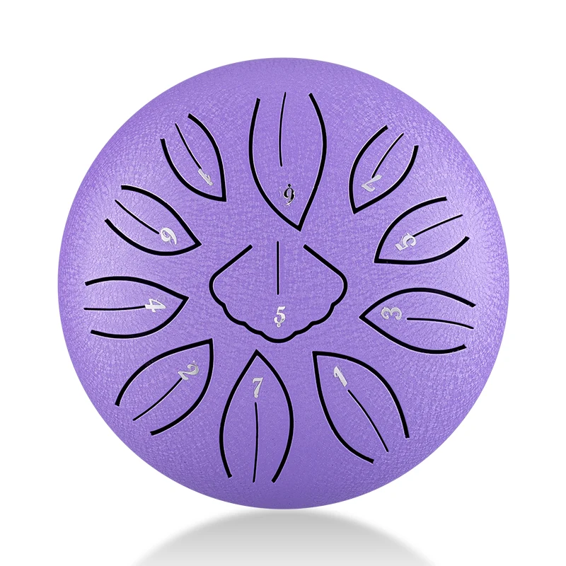 Hluru Huashu Ginkgo Leaf tongue C key 11 notes 6-inch ED3 steel tongue drum