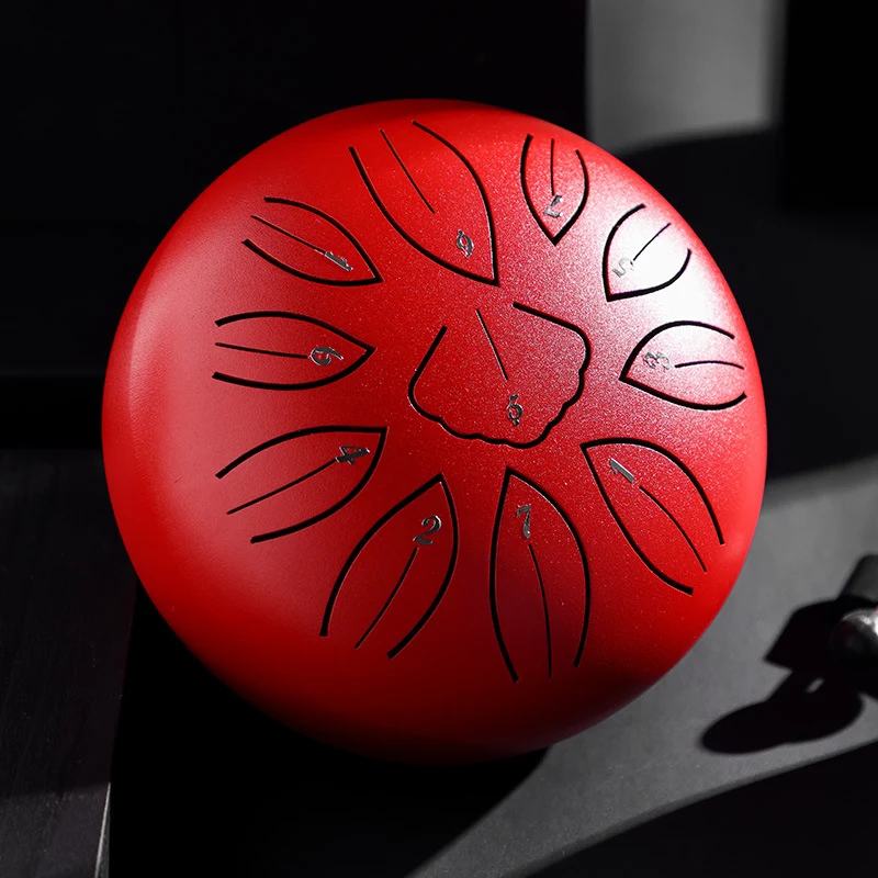Hluru Huashu Ginkgo Leaf tongue C key 11 notes 6-inch ED3 steel tongue drum