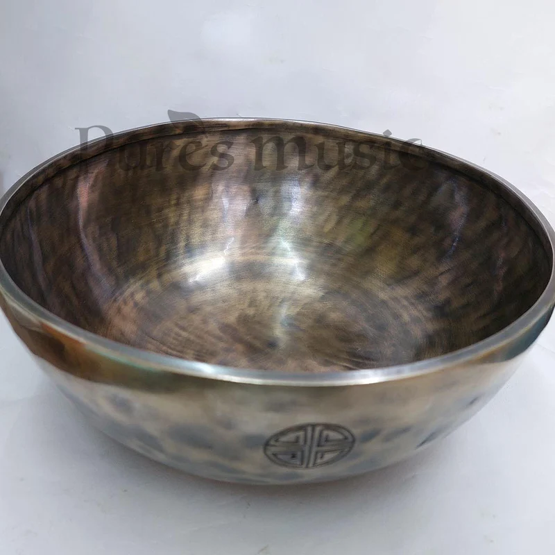 Santa Full Moon Tibetan Singing Bowl Meditation Sound Healing Metal Bowl