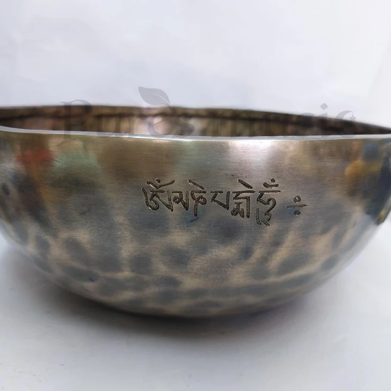 Santa Full Moon Tibetan Singing Bowl Meditation Sound Healing Metal Bowl