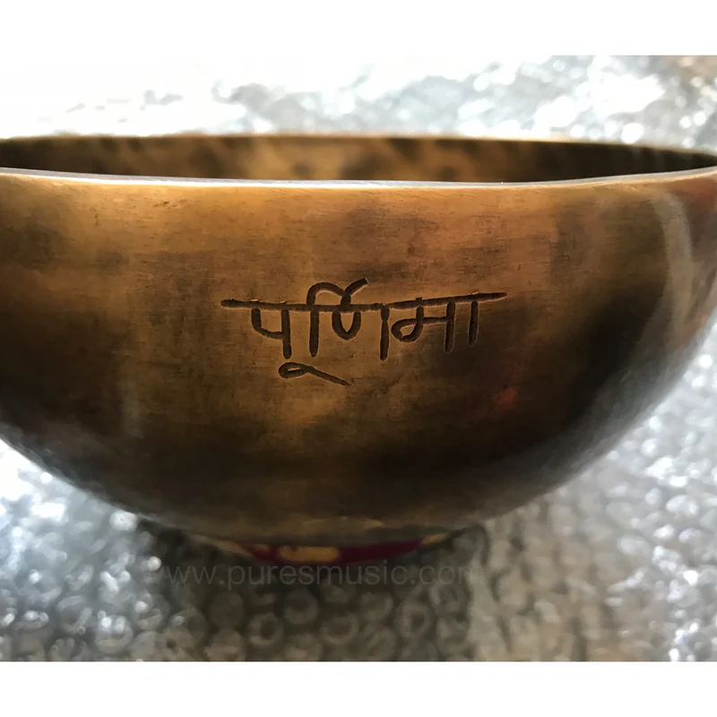Santa Full Moon Tibetan Singing Bowl Meditation Sound Healing Metal Bowl