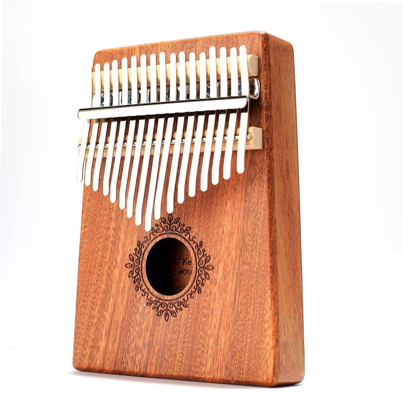 Olive Secret Garden Kalimba Finger Thumb Piano Wood/Blue/Vintage