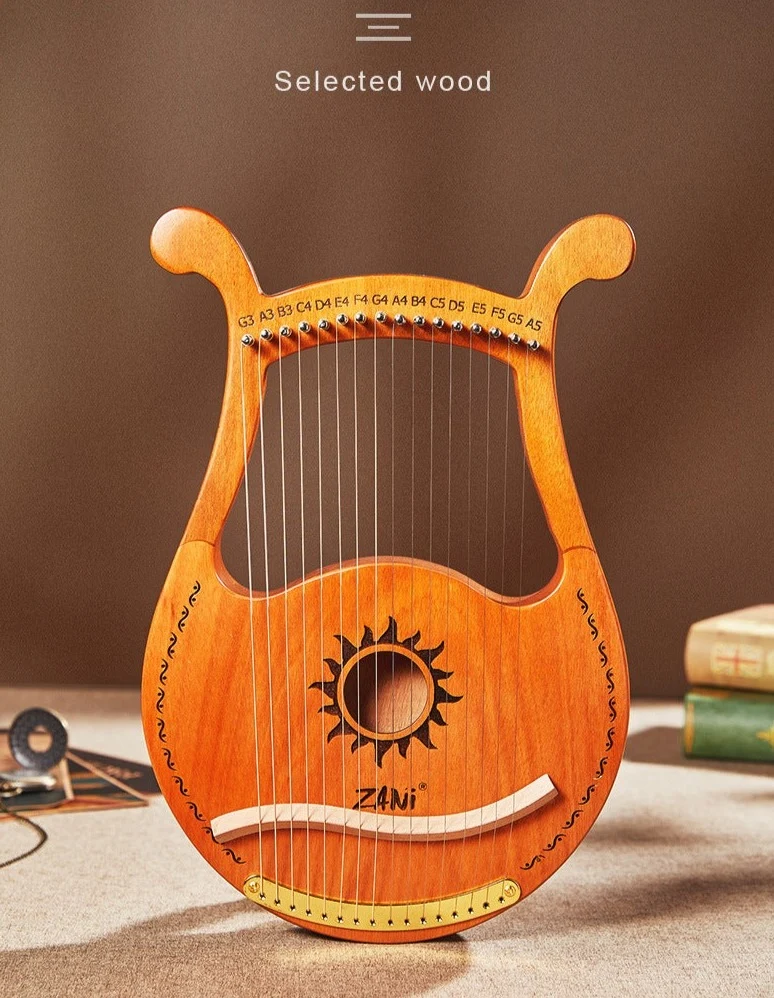 Zani Angel 19-string Portable Lyre Harp Lyre Instrument for Beginner