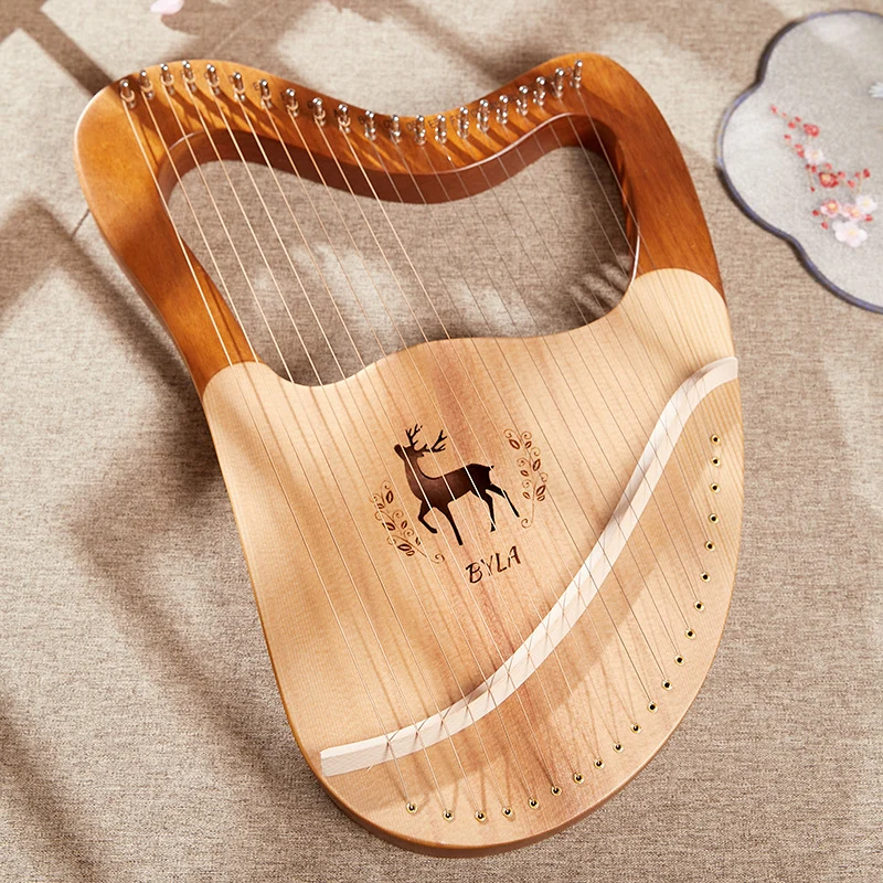 Reindeer Heart-shaped 21-32 string Lyre Harp Lyre instrument