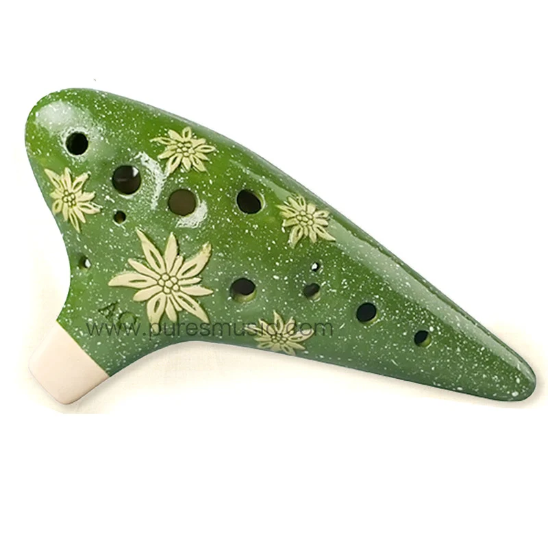 Maple Leaf 12 Hole Ocarina Alto C Flute zelda ocarina