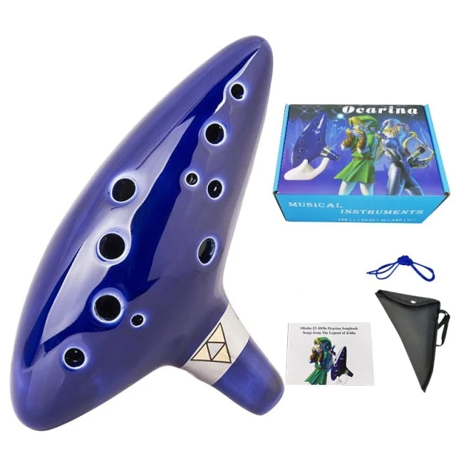 12 Hole Ocarina Alto C Flute Legend of Zelda Style Ocarina