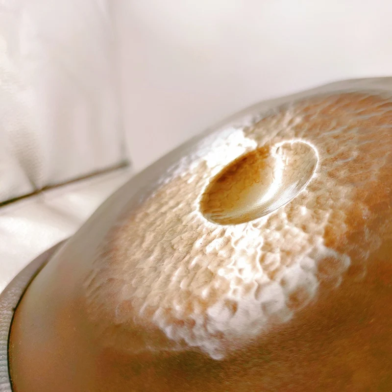 Ripple Ding Handmade Hammering Handpan drum Professional D Minor 9-12 Notes Hand hang drum