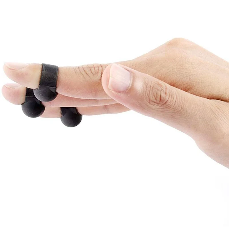 4PCS Steel Tongue Drum Finger Cots Set Finger Sleeve Anti-slip Finger Cover