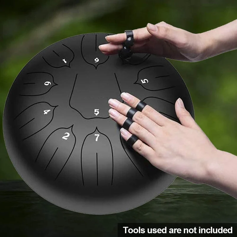 4PCS Steel Tongue Drum Finger Cots Set Finger Sleeve Anti-slip Finger Cover
