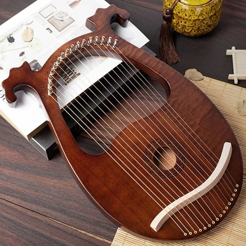 Lyre Harp 16 String Okoume Body with Tuning Wrench and Spare Strings