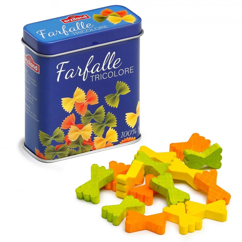 Farfalles en bois dans leur boîte – Erzi