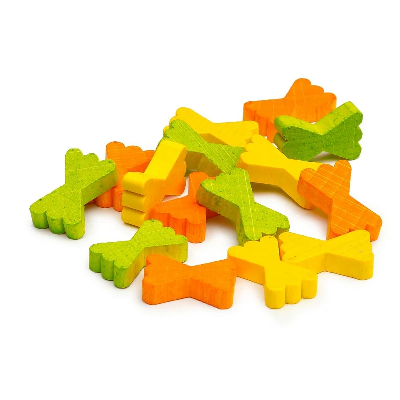 Farfalles en bois dans leur boîte – Erzi