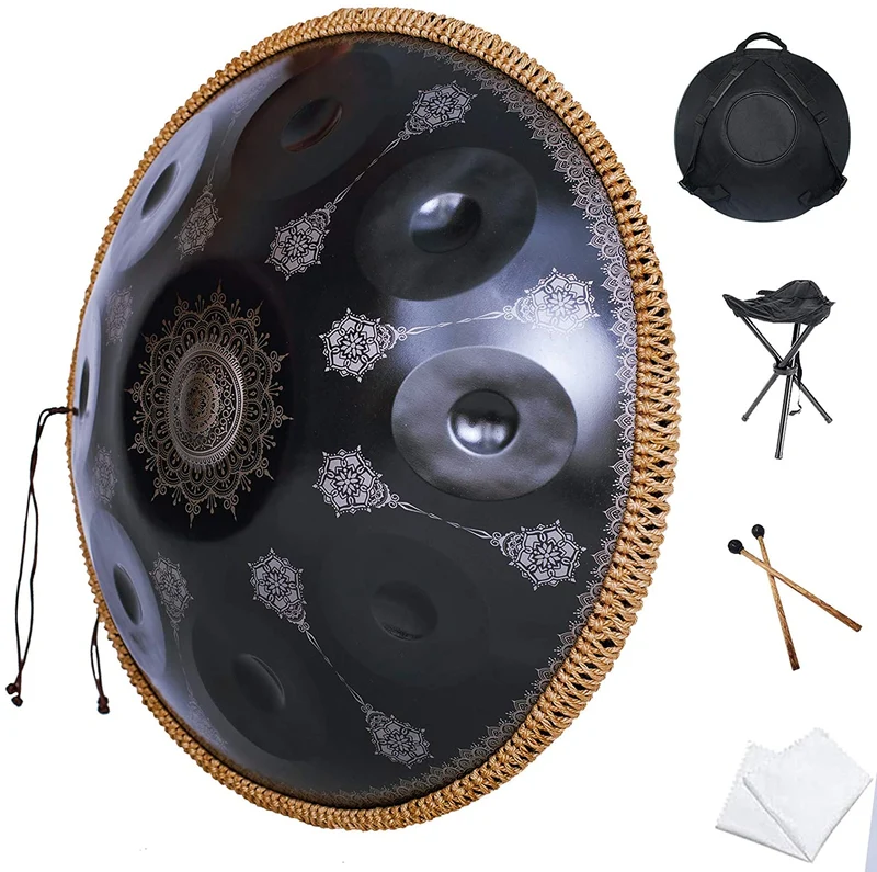 Datura Mandala Handpan Drum 440Hz | 432Hz D Minor Kurd Celtic | Our newest version in 2026.