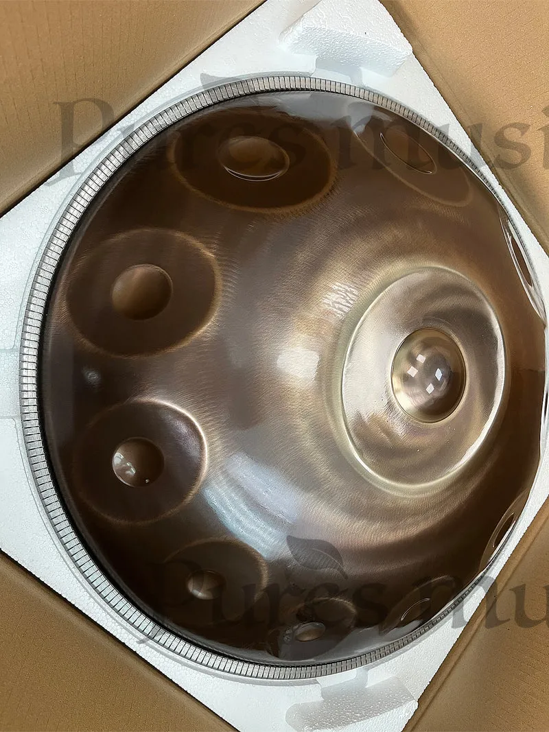 Mountain Rain Handpan Drum 440Hz|432Hz 9-12 Notes STL Hang Drum