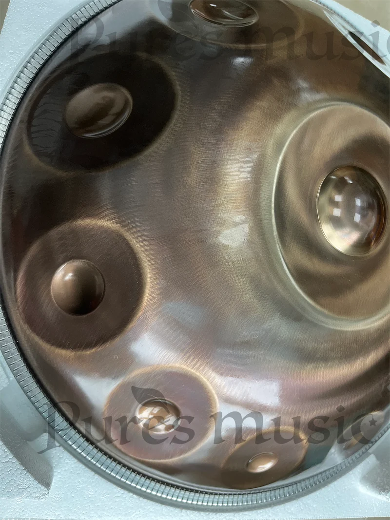 Mountain Rain Handpan Drum 440Hz|432Hz 9-12 Notes STL Hang Drum