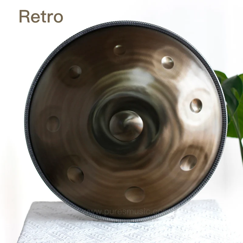 Mountain Rain Handpan Drum 440Hz|432Hz 9-12 Notes STL Hang Drum