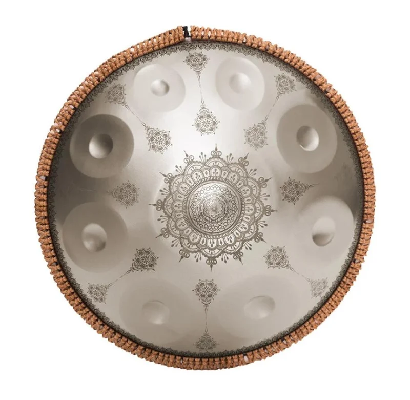 Mini Datura Handpan Drum 440Hz|432Hz Mandala G Key STL Hand Pan