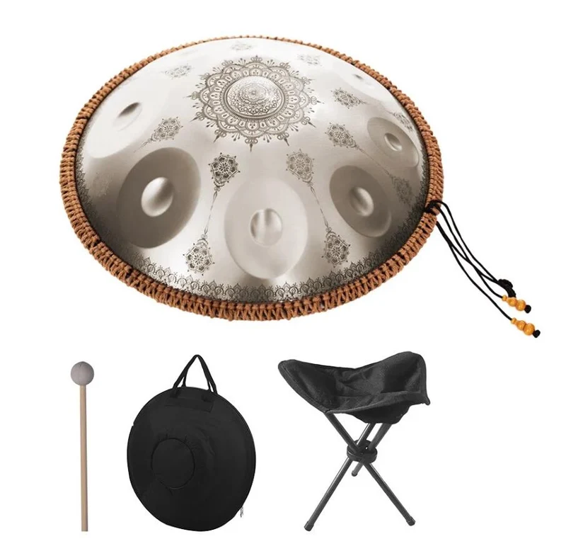 Mini Datura Handpan Drum 440Hz|432Hz Mandala G Key STL Hand Pan