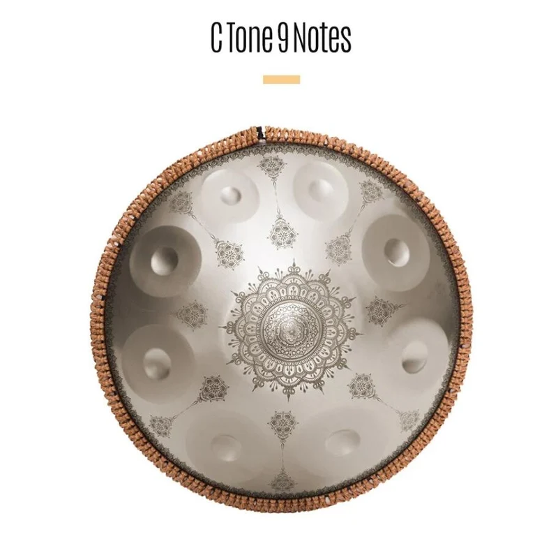 Mini Datura Handpan Drum 440Hz|432Hz Mandala G Key STL Hand Pan