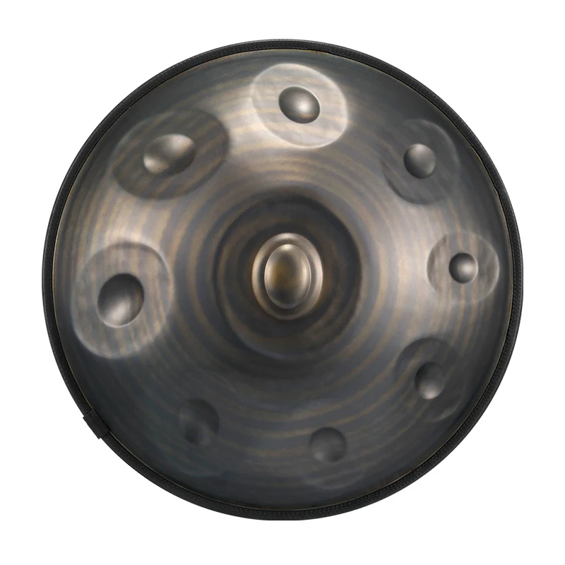 Generic Hluru Handpan Upgraded 9/10 Notes D Minor 440Hz Hand drum