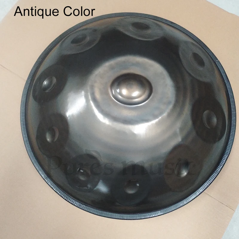 Generic Hluru Handpan Upgraded 9/10 Notes D Minor 440Hz Hand drum