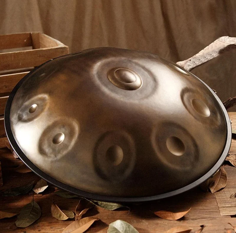 Generic Hluru Handpan Upgraded 9/10 Notes D Minor 440Hz Hand drum