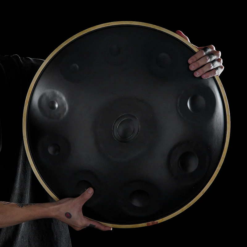 Generic Hluru Handpan Upgraded 9/10 Notes D Minor 440Hz Hand drum