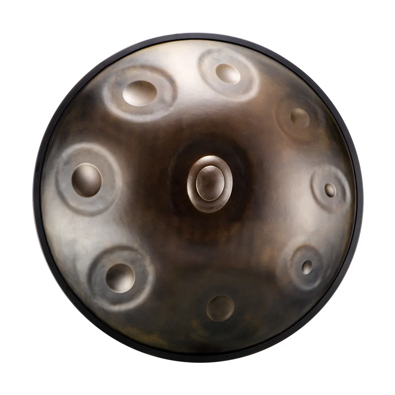 Generic Hluru Handpan Upgraded 9/10 Notes D Minor 440Hz Hand drum