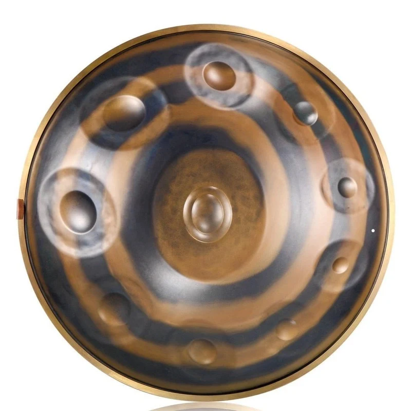 Generic Hluru Handpan Upgraded 9/10 Notes D Minor 440Hz Hand drum