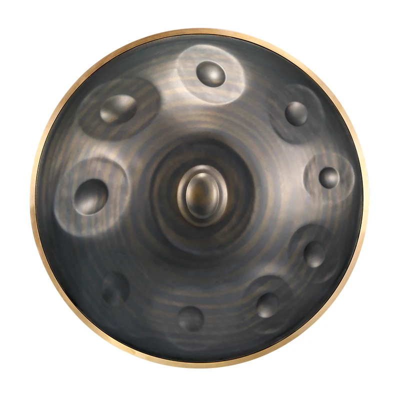 Generic Hluru Handpan Upgraded 9/10 Notes D Minor 440Hz Hand drum