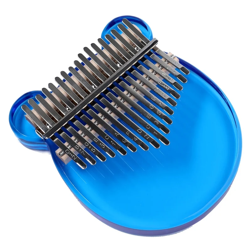 17 Key Multicolor Crystal Kalimba Acrylic Transparent Thumb Piano
