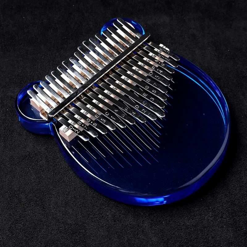 17 Key Multicolor Crystal Kalimba Acrylic Transparent Thumb Piano